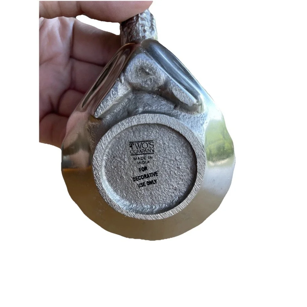 Fish And Sea Shell Pewter Trinket Dish Silver Rings Jewelry Holder Sea life‎